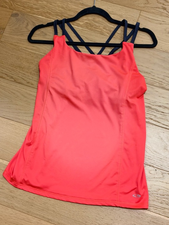 C9 by Champion Tops - C9 by Champion Coral Tank with Contrast Black Strappy Back